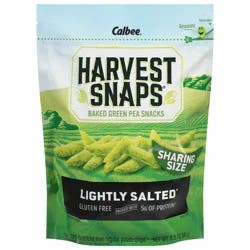 Harvest Snaps Baked Lightly Salted Green Pea Snacks Sharing Size - 8.5 oz