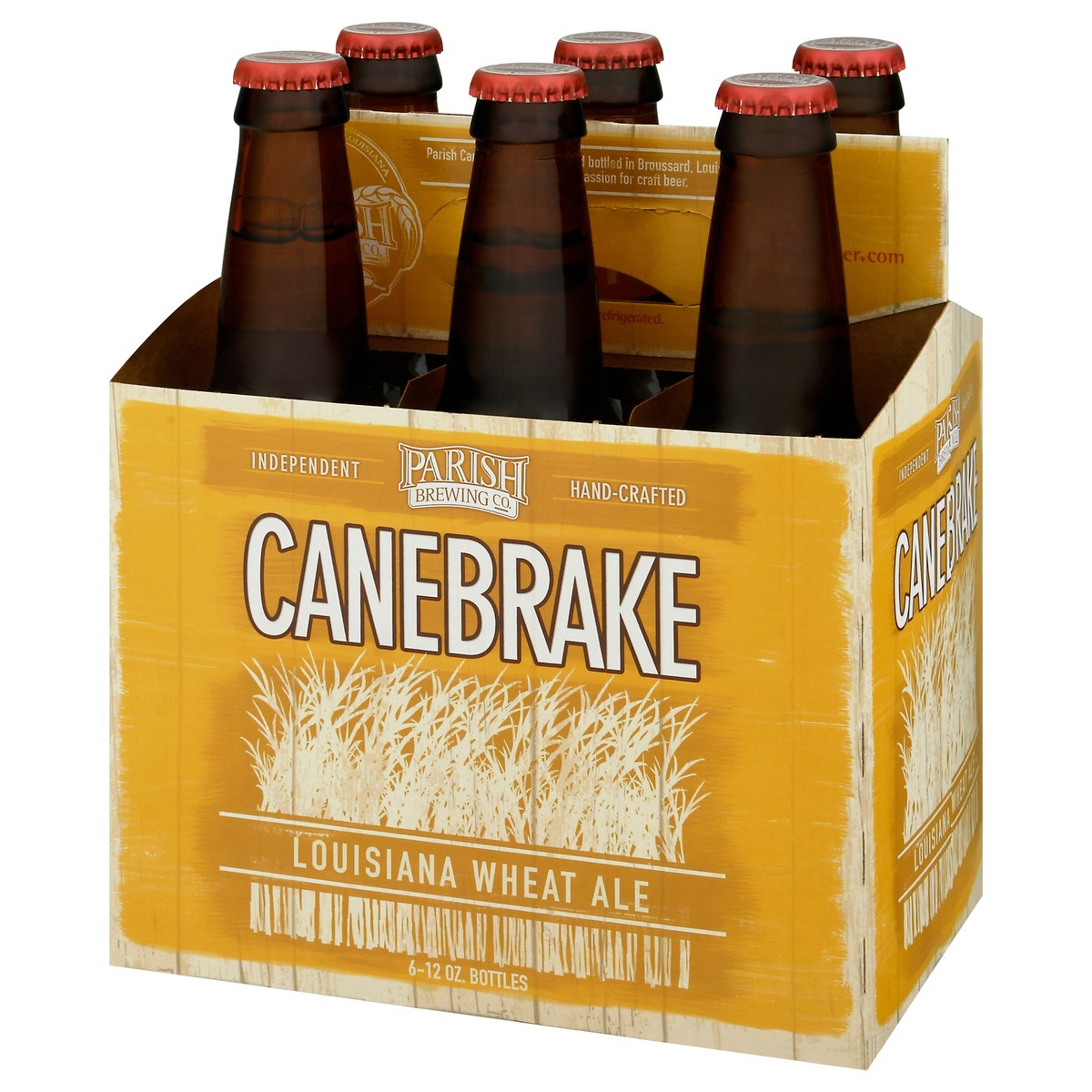 slide 10 of 12, Parish Brewing Ale, Wheat, Louisiana, Canebrake, 6 ct; 12 oz