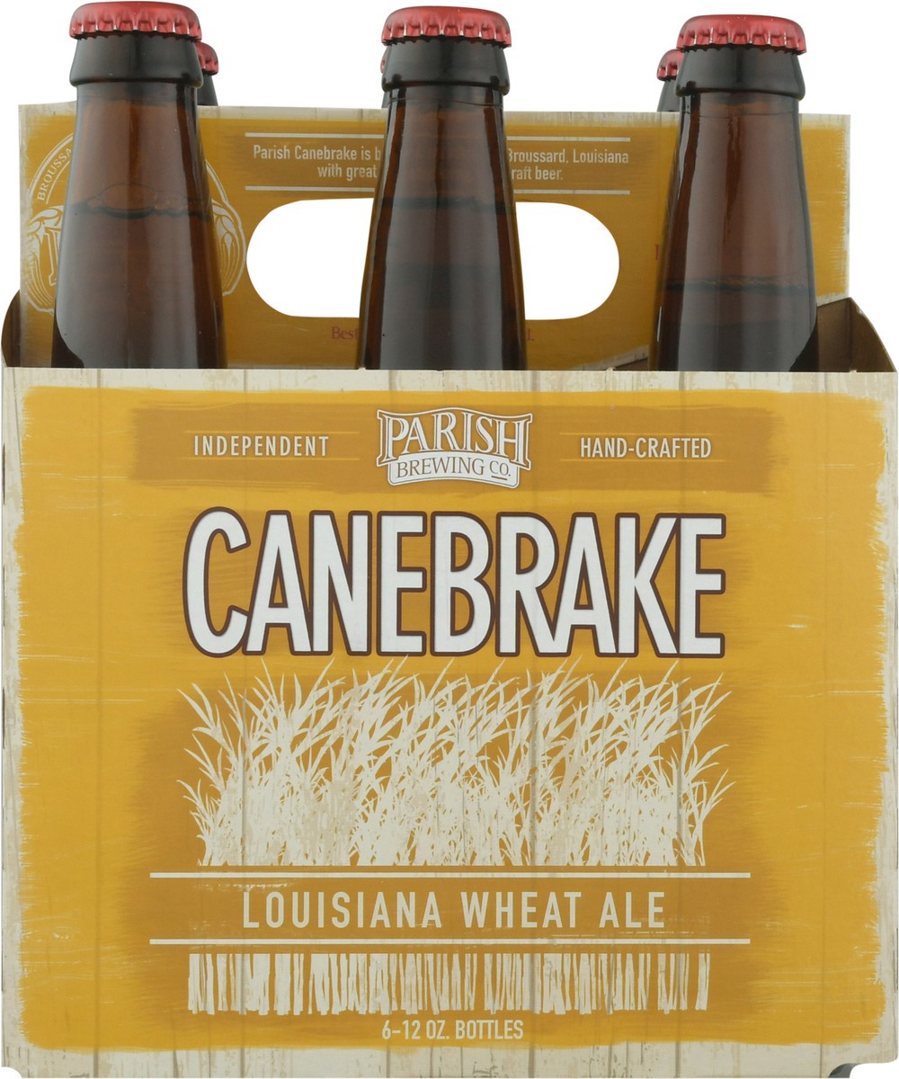 slide 11 of 12, Parish Brewing Ale, Wheat, Louisiana, Canebrake, 6 ct; 12 oz