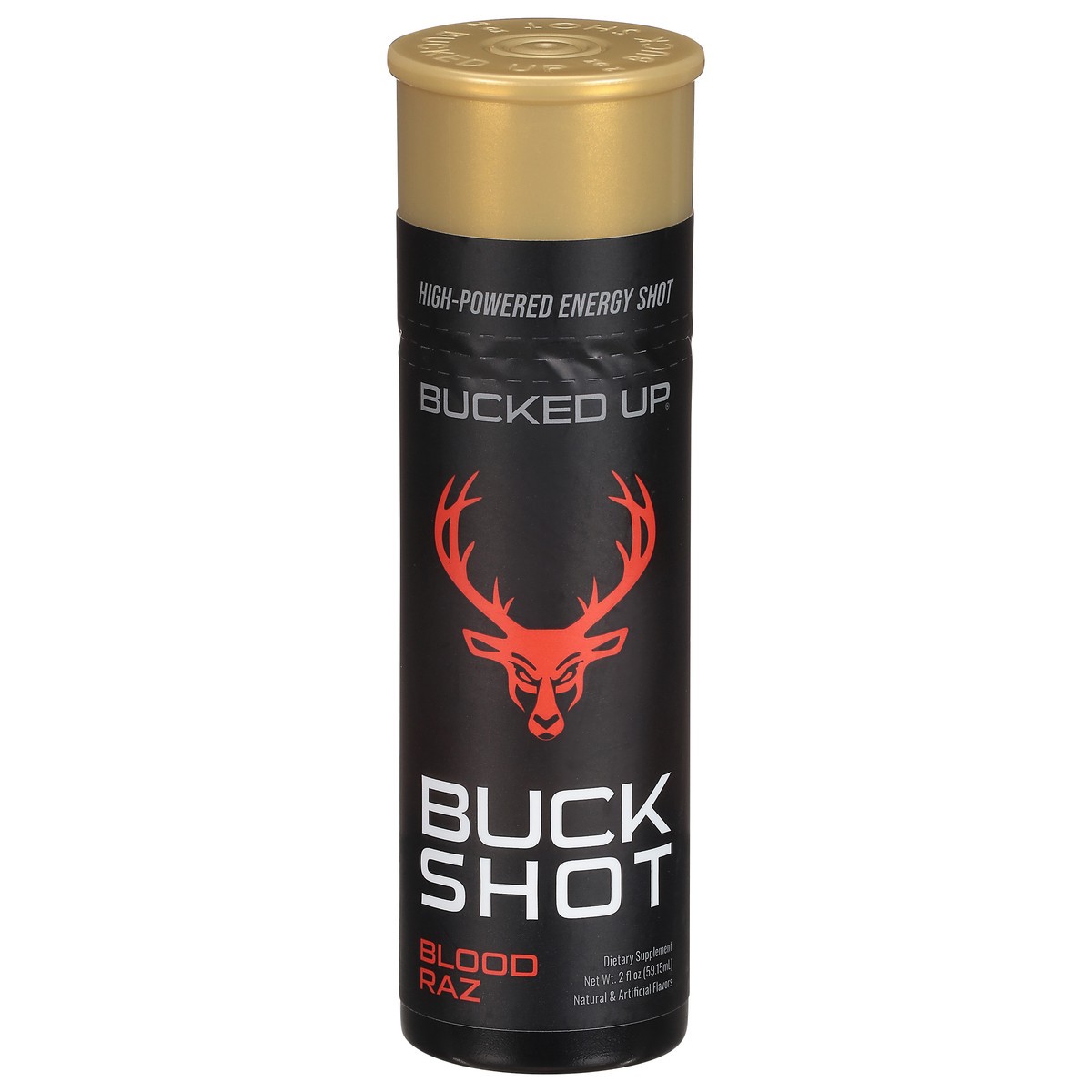 slide 1 of 1, Bucked UP Buck Shot Bottle Blood Raz - 2 oz, 2 oz