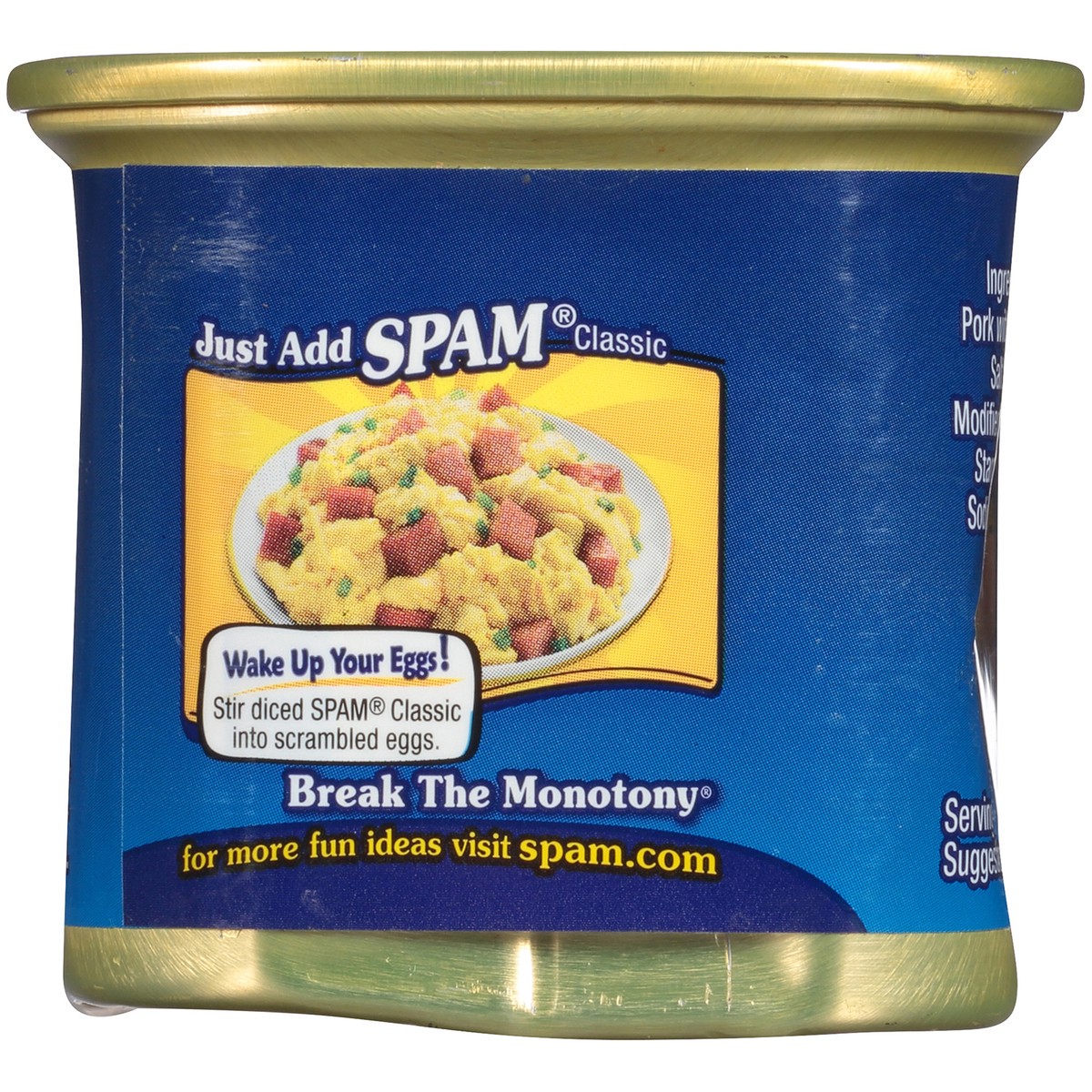 slide 5 of 14, SPAM Classic Canned Meat 7 oz. Pull-Top Can, 7 oz