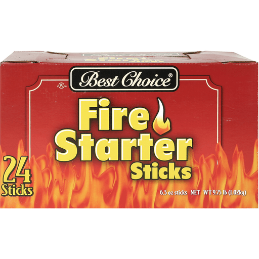 slide 1 of 1, Best Choice Fire Starter Stick, 24 ct