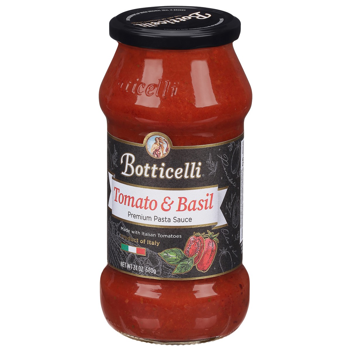 slide 6 of 9, Botticelli Tomato & Basil Premium Pasta Sauce, 24 oz