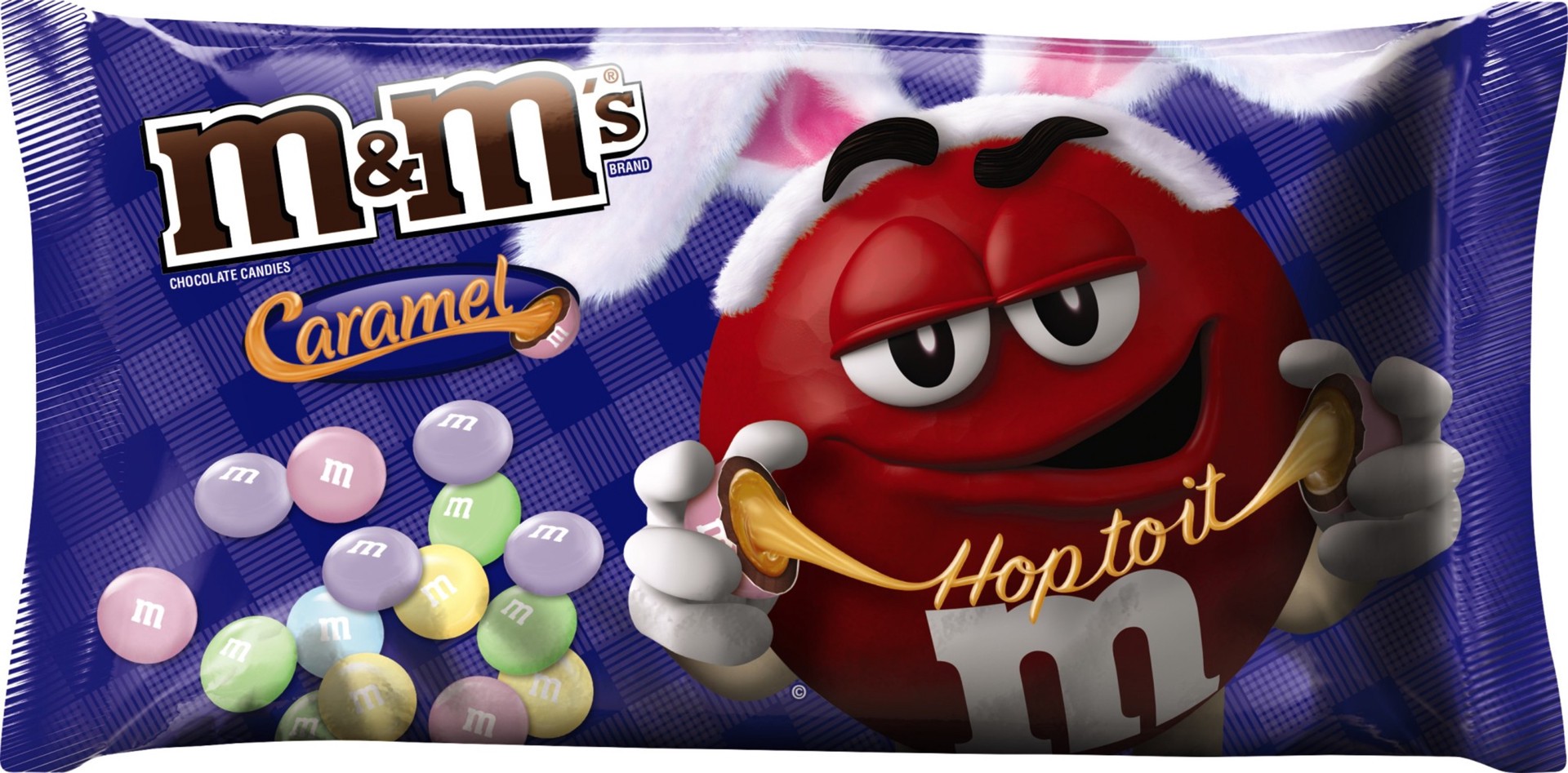 slide 1 of 3, M&M'S Easter Caramel Chocolate Candy 10.2-Ounce Bag, 10.2 oz