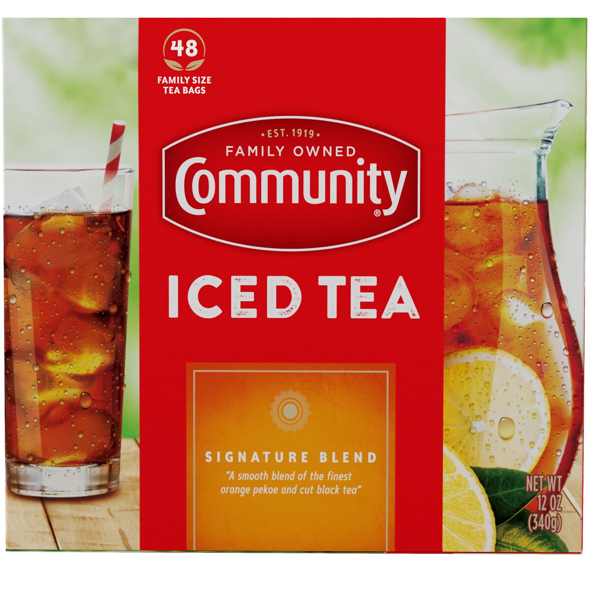 slide 8 of 10, Community Coffee Quart Size Tea Bags - 48 ct, 48 ct