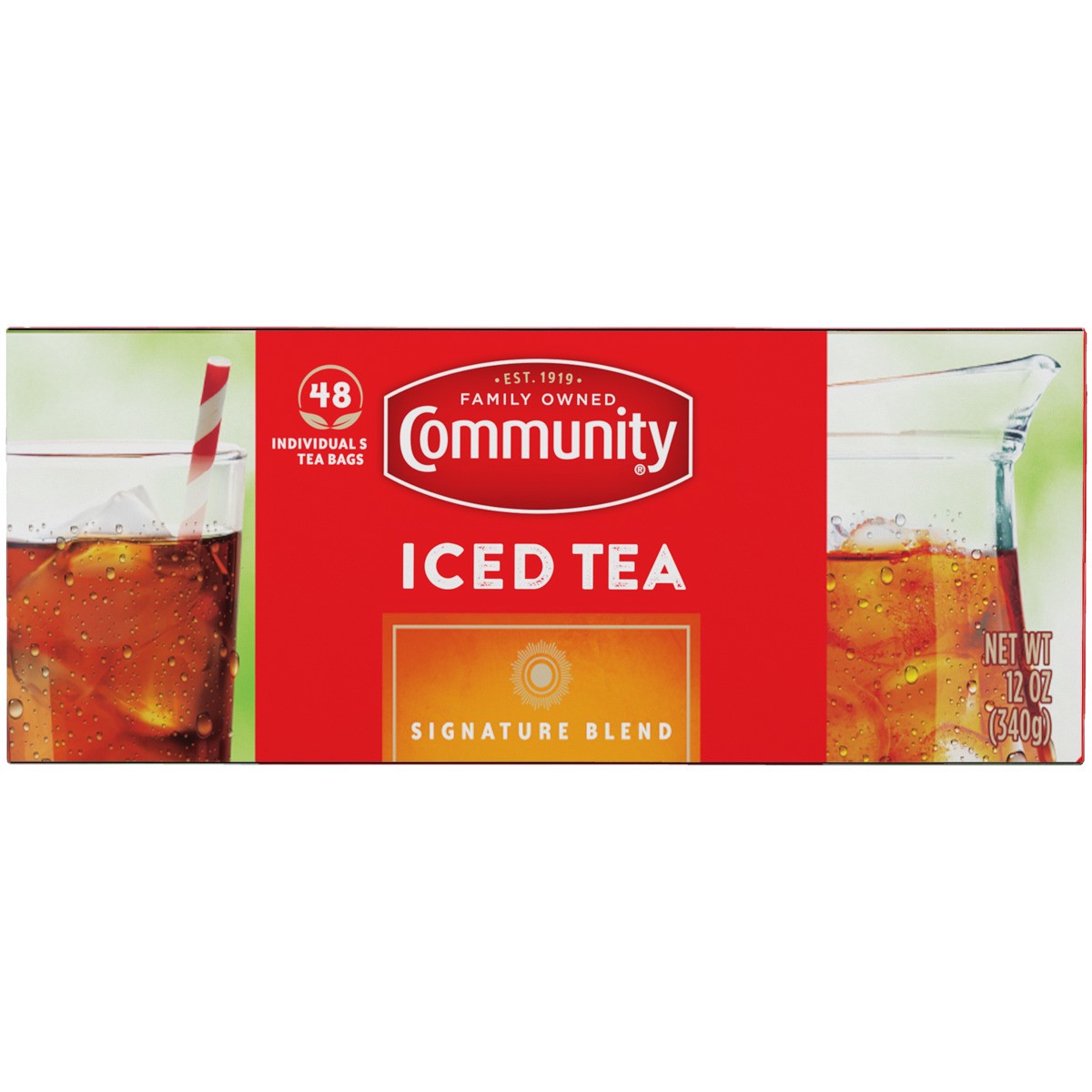 slide 6 of 10, Community Coffee Quart Size Tea Bags - 48 ct, 48 ct