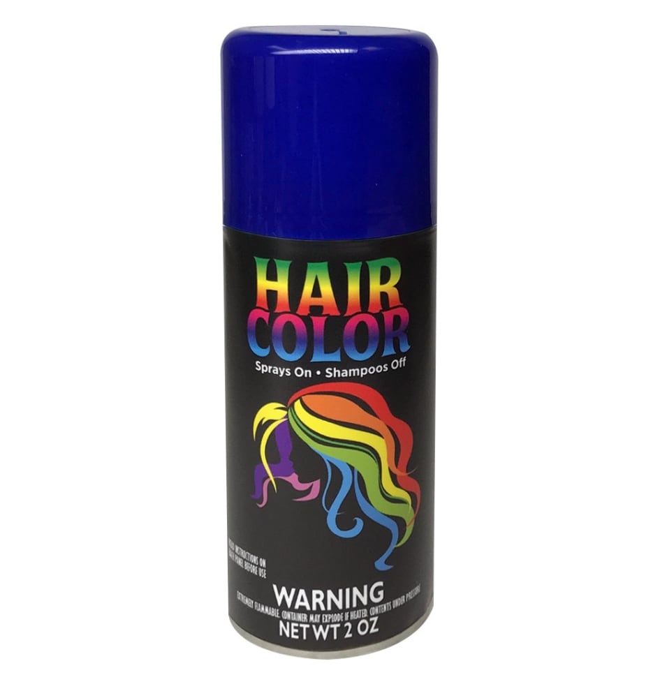 slide 1 of 1, Fun World Temporary Blue Hair Color Hairspray, 2 oz