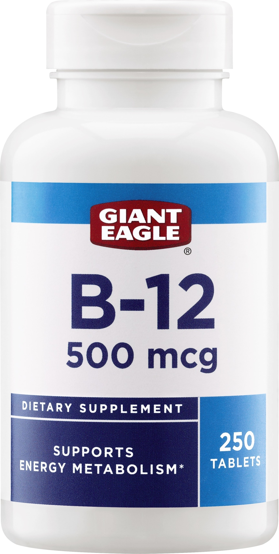 slide 1 of 1, Giant Eagle Vitamin B-12 500 Mcg, 250 ct