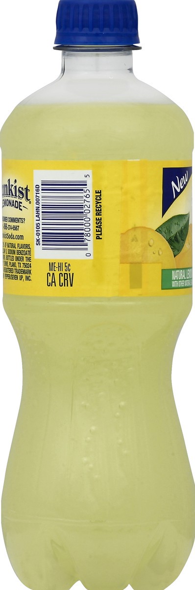 slide 3 of 4, Sunkist Lemonade 20 oz, 20 fl oz