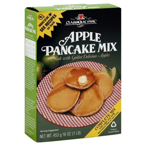 slide 1 of 1, Classique Fare Apple Pancake Mix, 16 oz