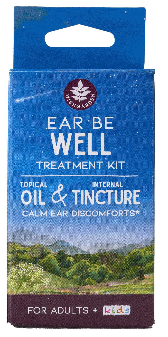 slide 1 of 1, WishGarden Herbs Ear Be Well For Kids + Mullein Flower Ear Oil Kit, 2 ct