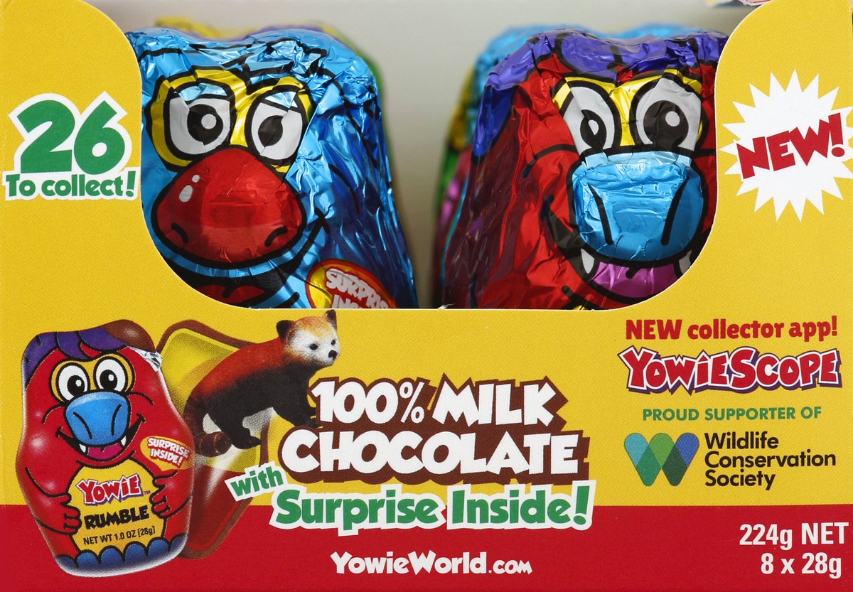 slide 4 of 6, Yowie Chocolates, 1 oz