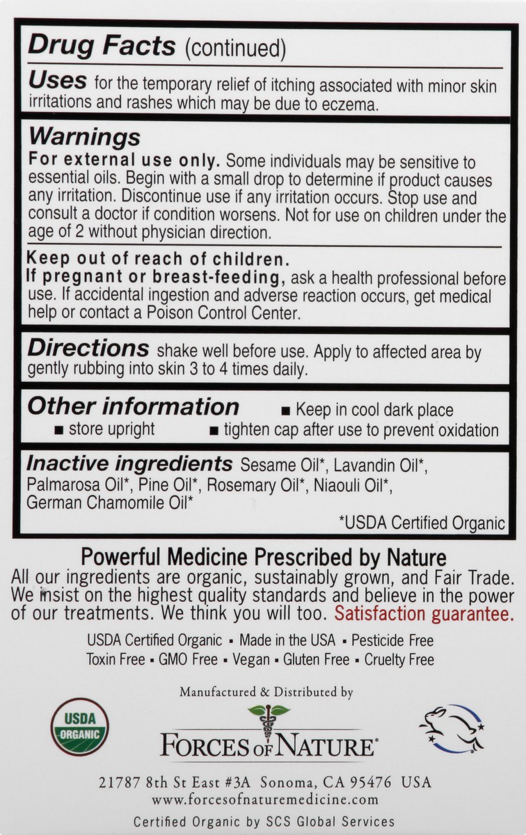 slide 5 of 11, Forces of Nature Force Of Nature Eczema Control, 0.17 oz