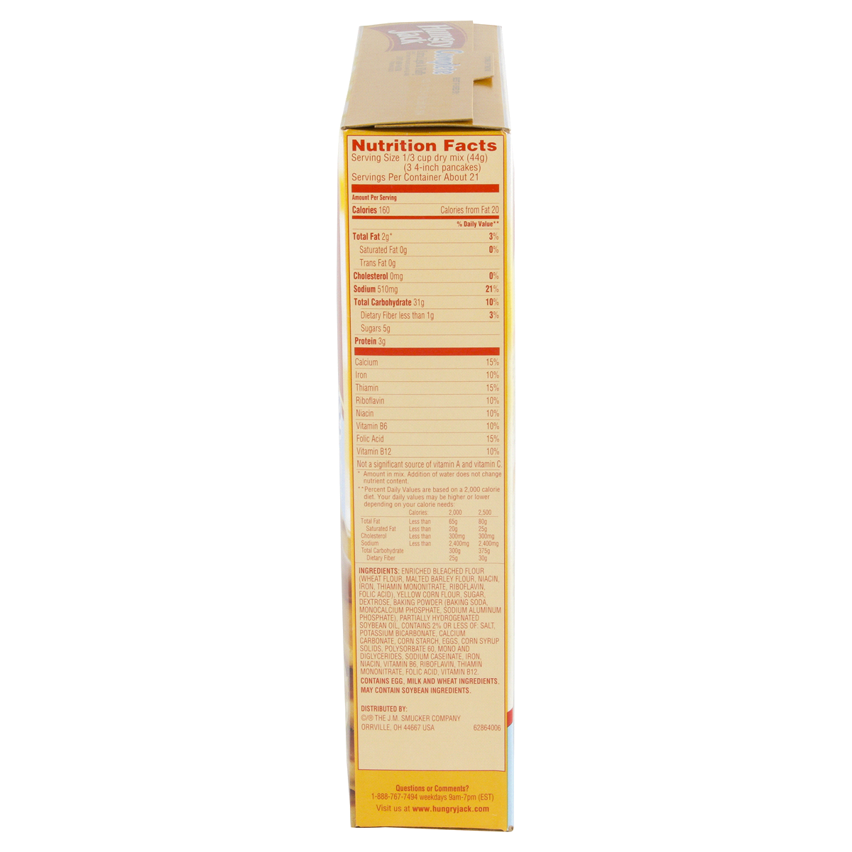slide 4 of 9, Hungry Jack Complete Extra Light & Fluffy Pancake Mix, 32 oz