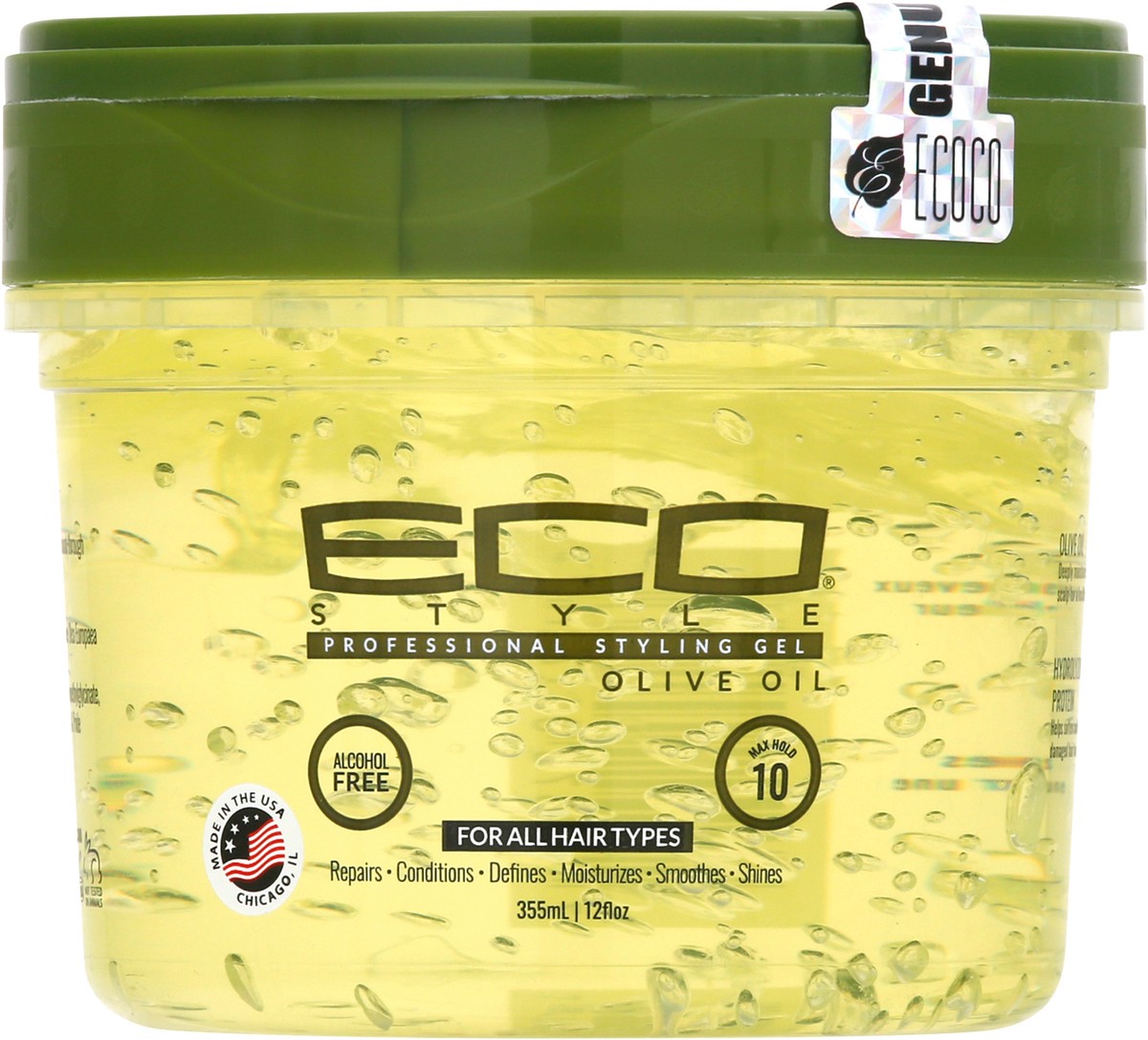 slide 6 of 9, Eco Styler Olive Oil Professional Styling Gel 355 ml, 12 oz