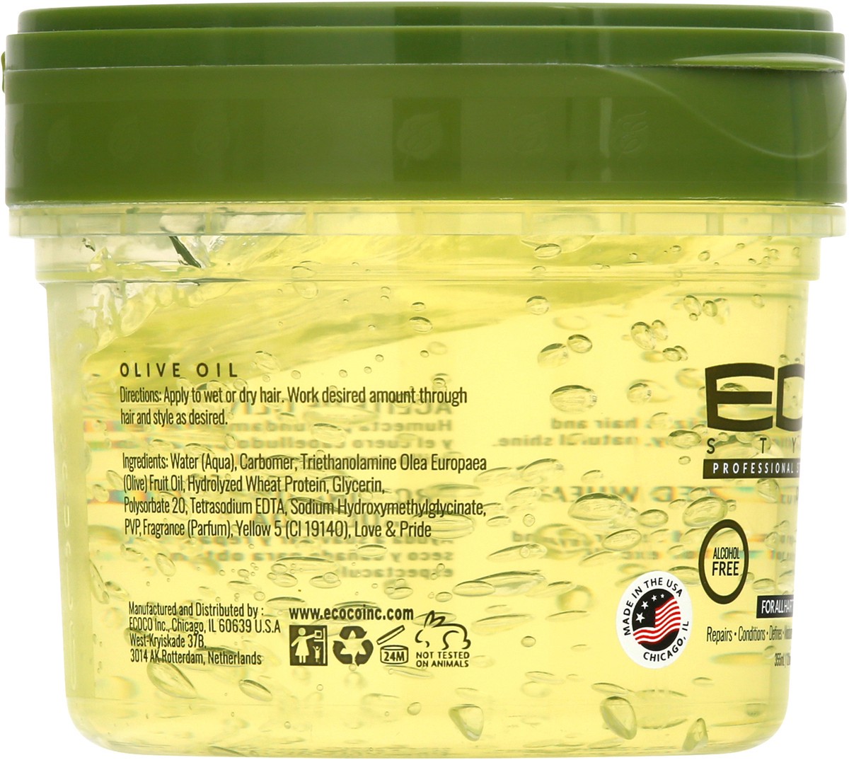slide 7 of 9, Eco Styler Olive Oil Professional Styling Gel 355 ml, 12 oz