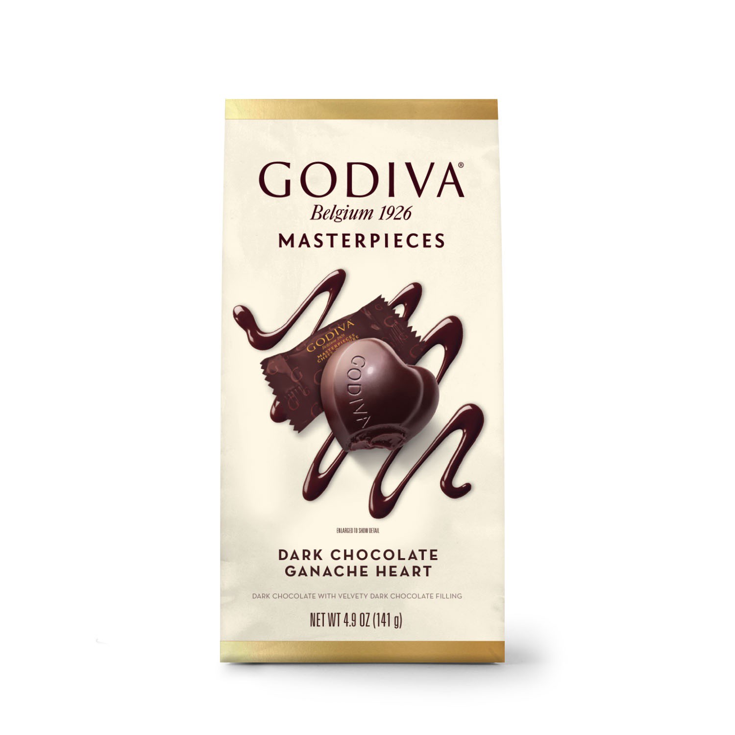 slide 1 of 1, Godiva Masterpieces Dark Chocolate Ganache, 4 oz