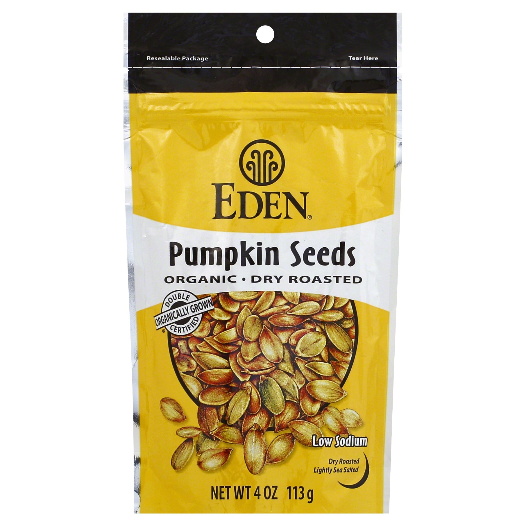 slide 1 of 1, Eden Foods Organic Dry Roasted Pumpkin Seeds, 4 oz