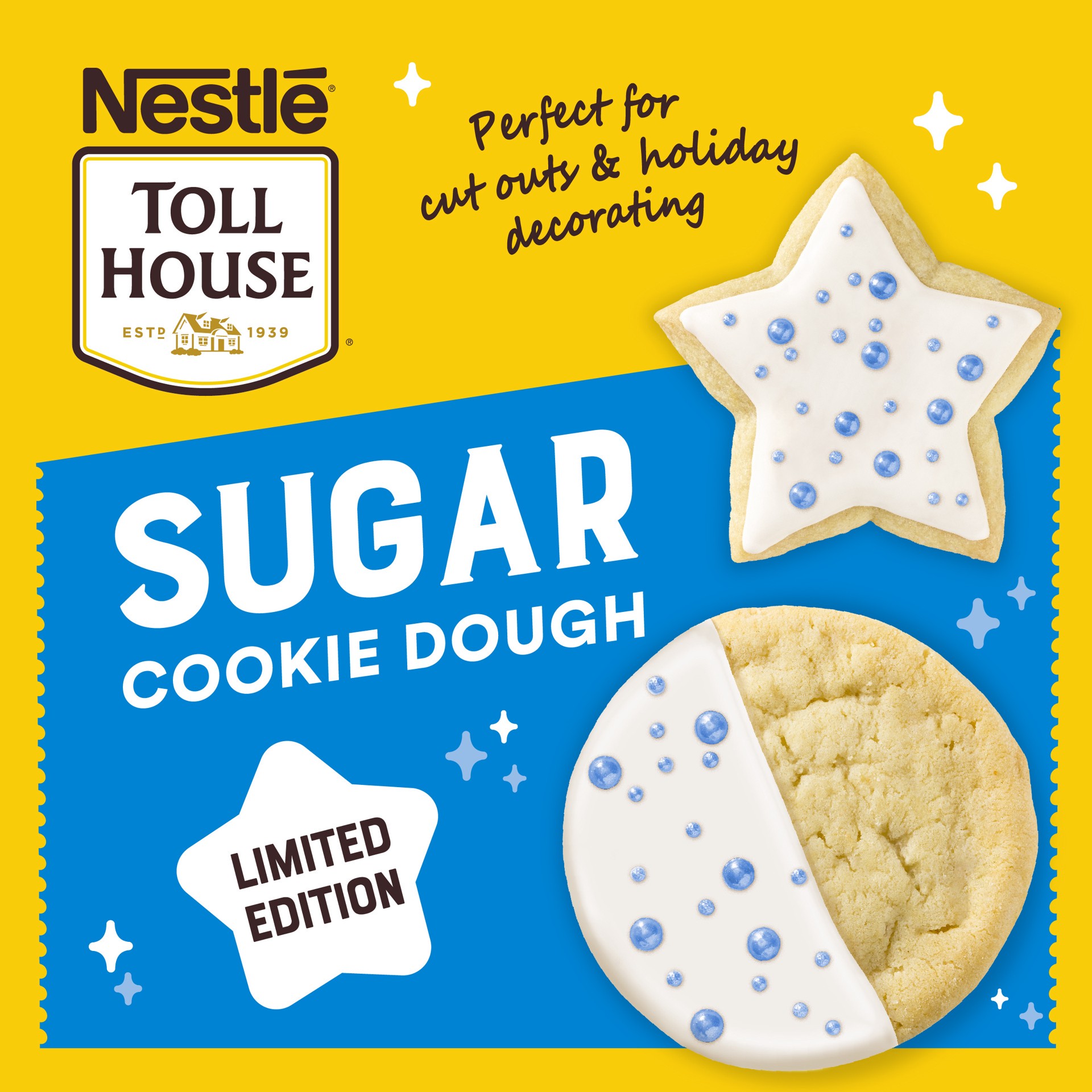 slide 7 of 7, Nestles Toll House Ready To Bake Sugar Tub, 36 oz