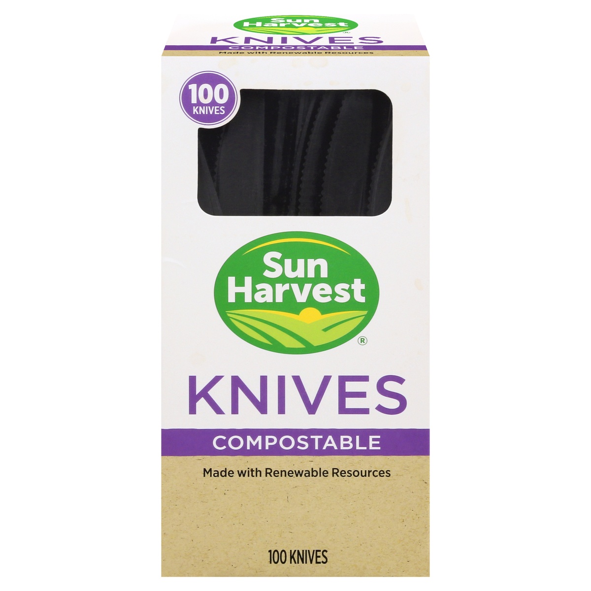 slide 1 of 1, Sun Harvest Knives, 100 ct