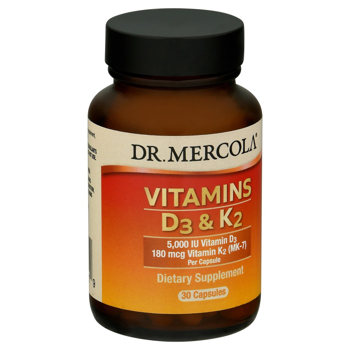 slide 2 of 9, Dr. Mercola Capsules Vitamins D3 & K2 30 ea Bottle, 1 ct