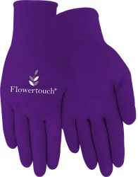 Red Steer Glove Company Flowertouch Women's Foam Latex Gloves - Purple
