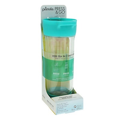 slide 1 of 1, Primula Press & Go Ice Tea Tumbler Teal, 1 ct