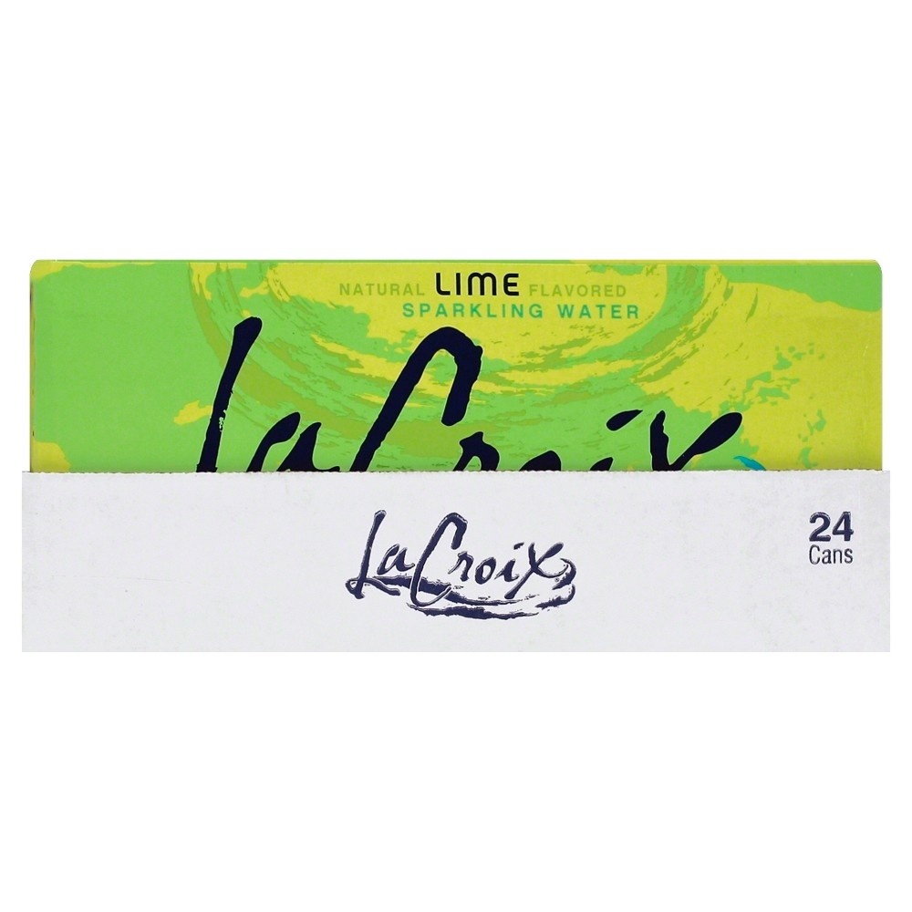 slide 9 of 10, La Croix Sparkling Water Lime, 8 ct; 12 fl oz