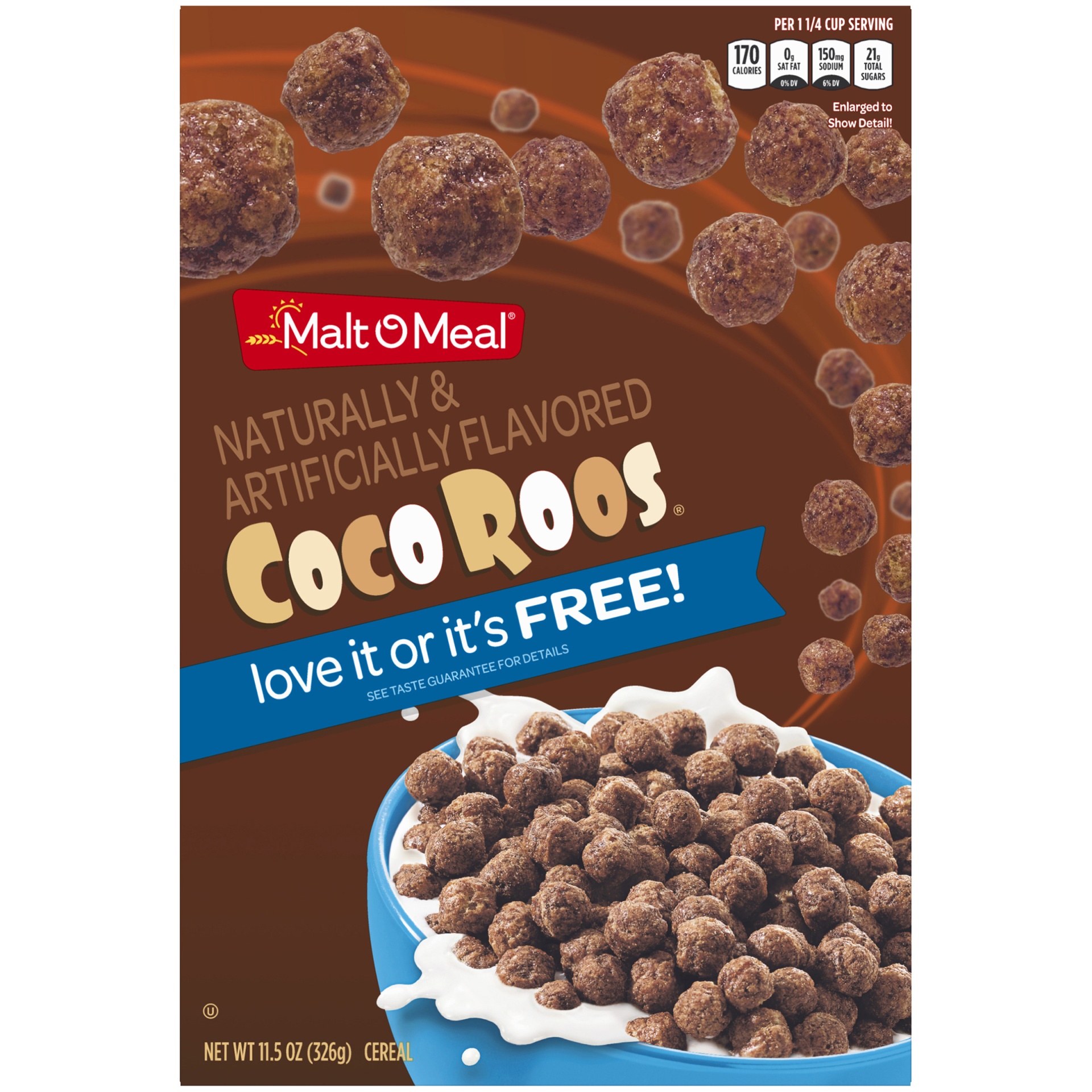 slide 1 of 8, Malt-O-Meal Coco Roos, 11.5 oz