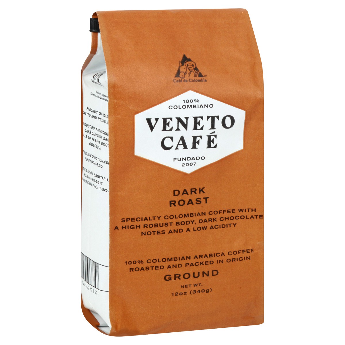 slide 8 of 9, Veneto Cafe Dark Roast Ground Coffee - 12 oz, 12 oz