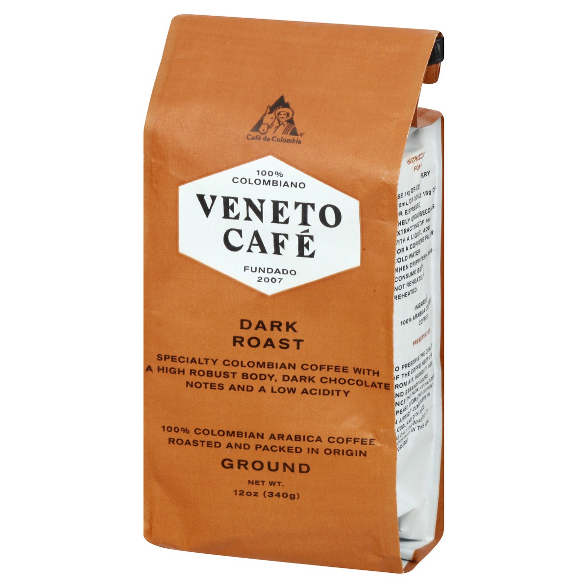 slide 9 of 9, Veneto Cafe Dark Roast Ground Coffee - 12 oz, 12 oz