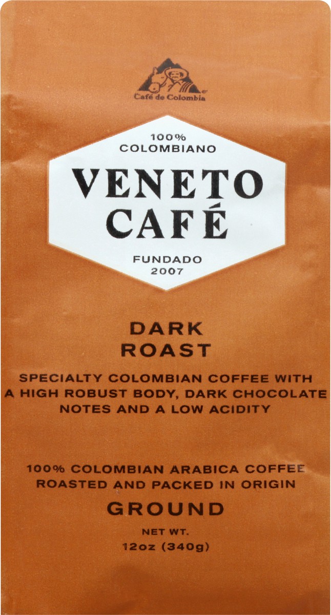 slide 6 of 9, Veneto Cafe Dark Roast Ground Coffee - 12 oz, 12 oz