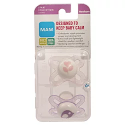 MAM Newborn Start Orthodontic Pacifier, 0+ Months