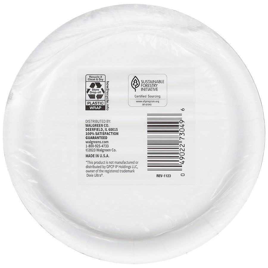 slide 3 of 4, Complete Home Ultra Strong Paper Plates 7 in, 40 ct