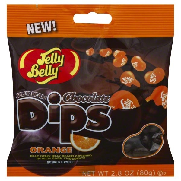 slide 1 of 1, Jelly Belly Jelly Bean Chocolate Dips Orange, 2.8 oz