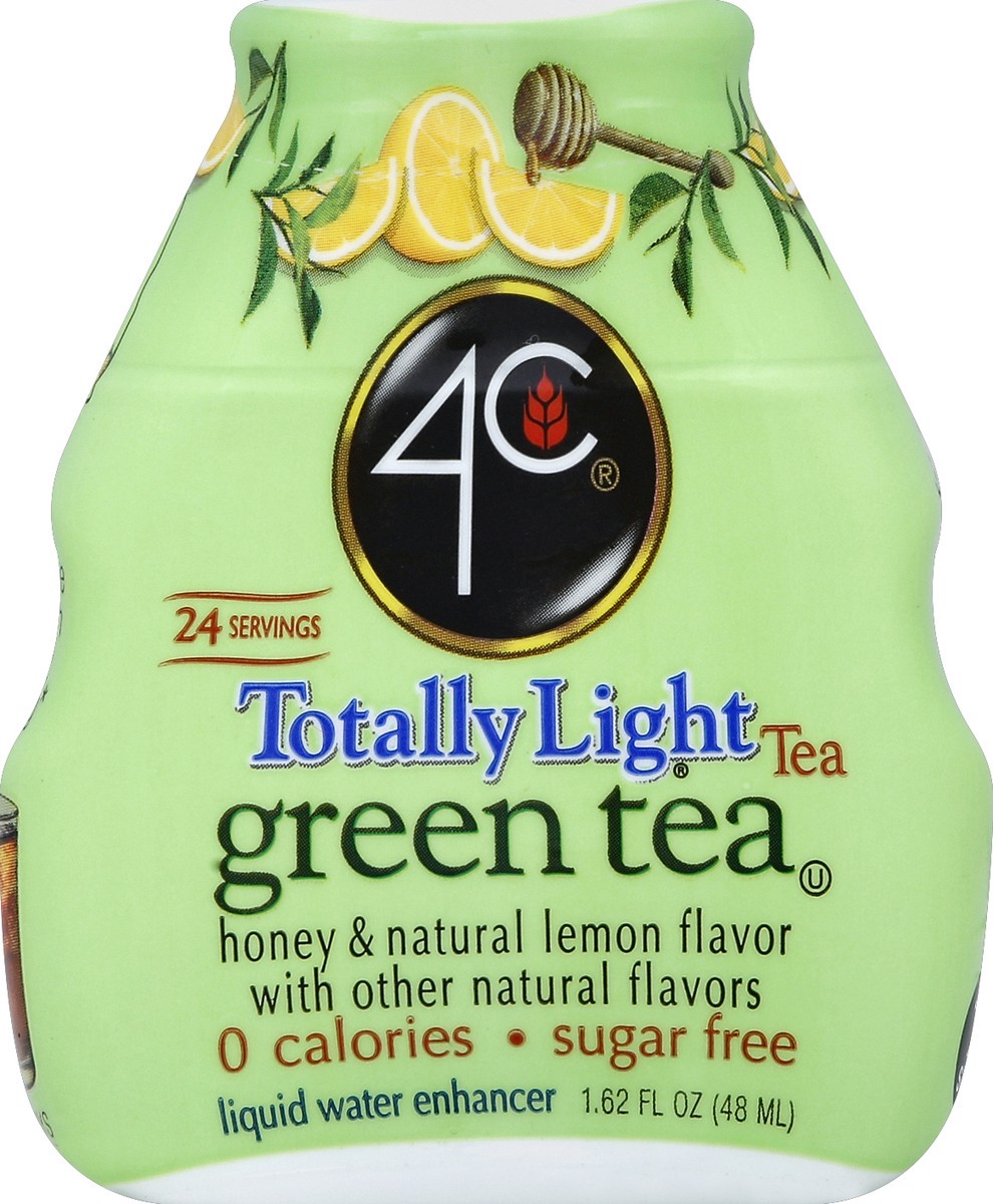 slide 1 of 2, 4C Totally Light Green Tea Liquid Water Enhancer - 1.62 fl oz, 1.62 fl oz