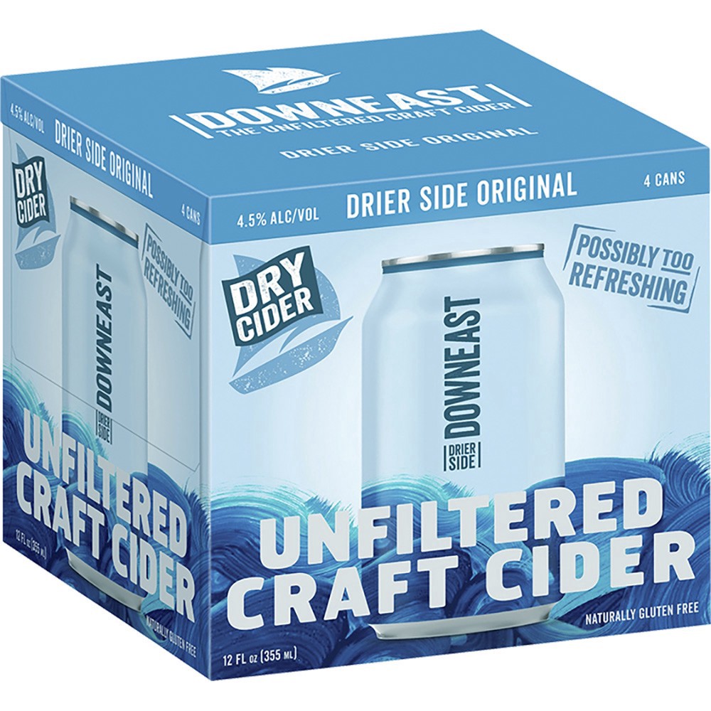 slide 1 of 1, Downeast Drier Side, 4 ct; 12 oz