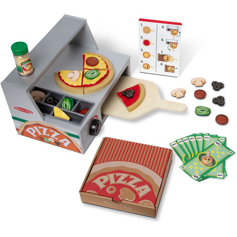 slide 1 of 10, Melissa & Doug Top & Bake Pizza Counter 41pc, 41 ct
