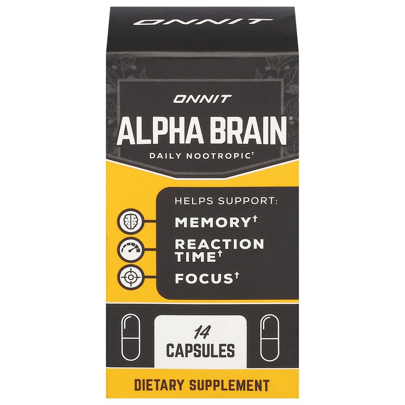slide 1 of 1, Alpha Brain, 14 ct