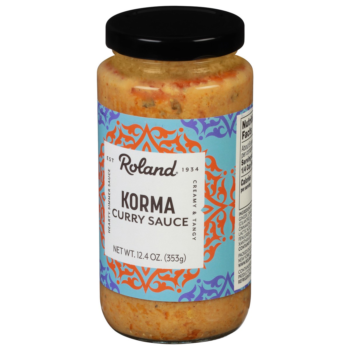 slide 5 of 9, Roland Creamy & Tangy Korma Curry Sauce 12.4 oz, 12.4 oz