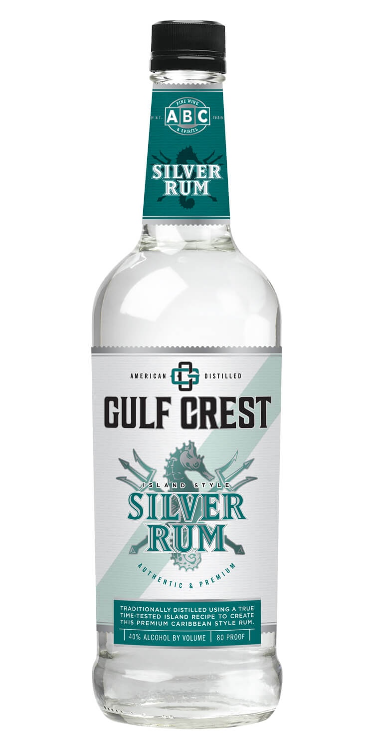 slide 1 of 1, ABC Gulf Crest Light Rum, 750 ml