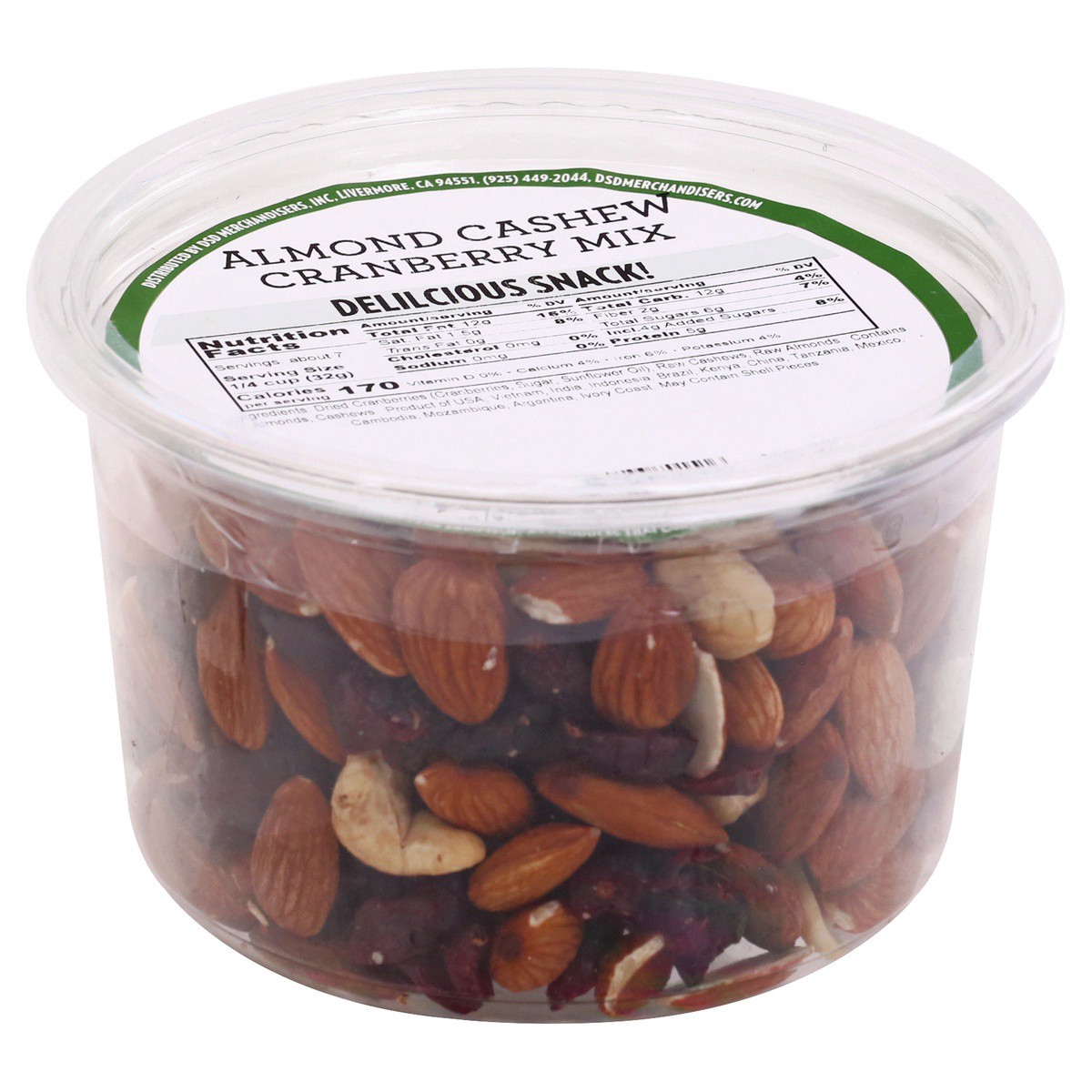 slide 5 of 9, DSD Merchandisers Almond Cashew Cranberry Mix, 9 oz