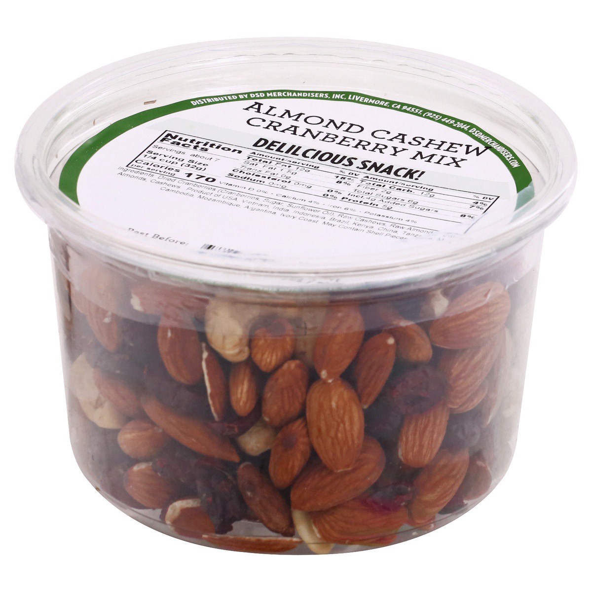 slide 6 of 9, DSD Merchandisers Almond Cashew Cranberry Mix, 9 oz