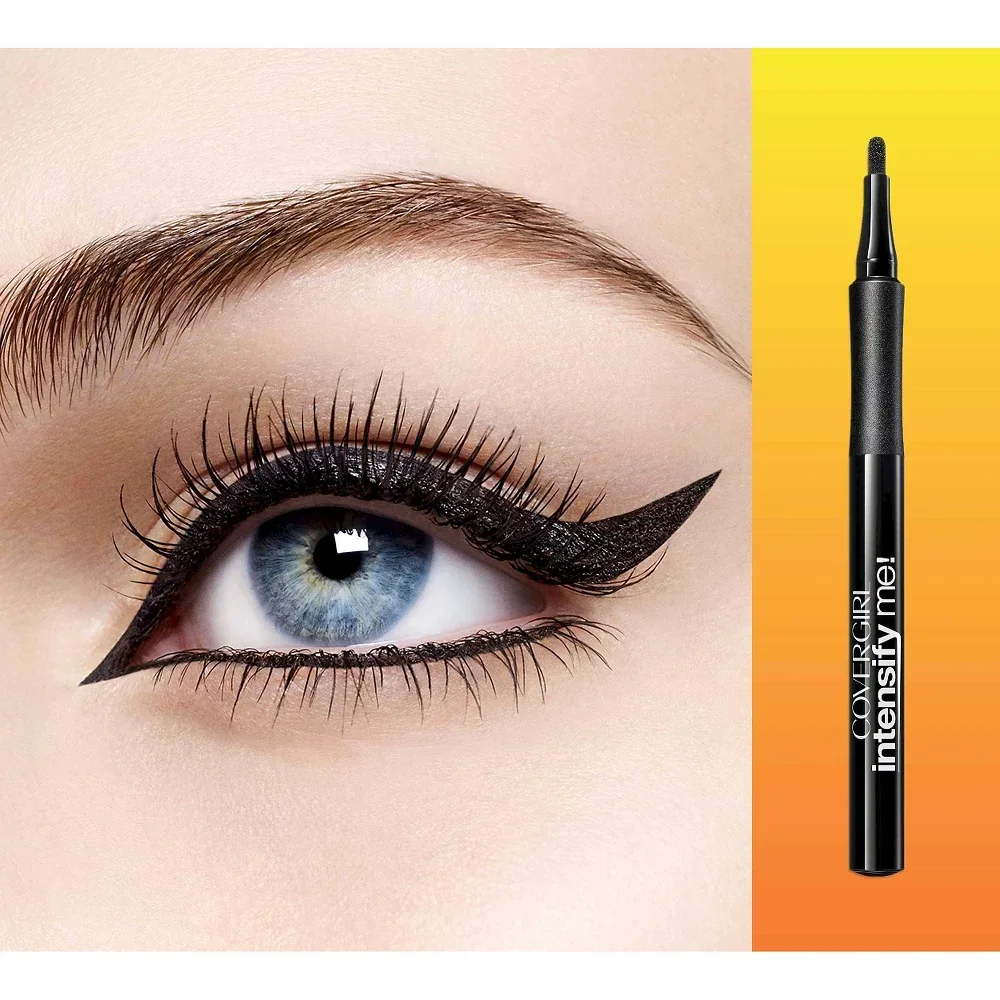 slide 6 of 7, Covergirl COVERGIRL Intensify Me! Liquid Eye Liner, Intense Black, Carded FL OZ (1 mL), 0.03 fl. oz.