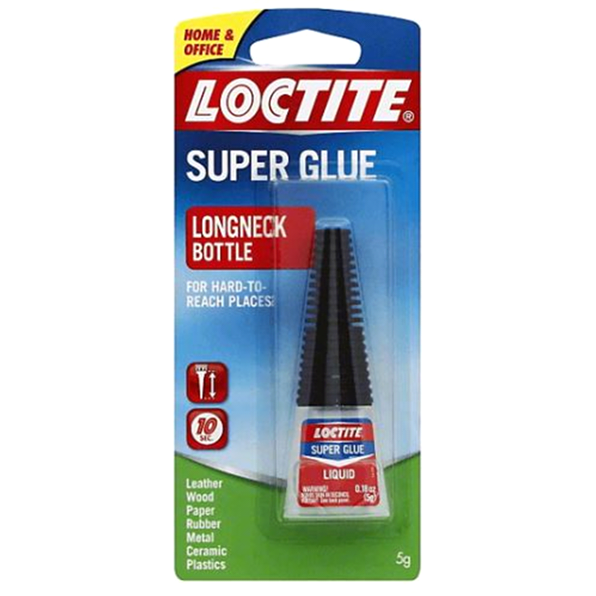 slide 1 of 1, Loctite Super Glue Longneck Bottle, 5 gram