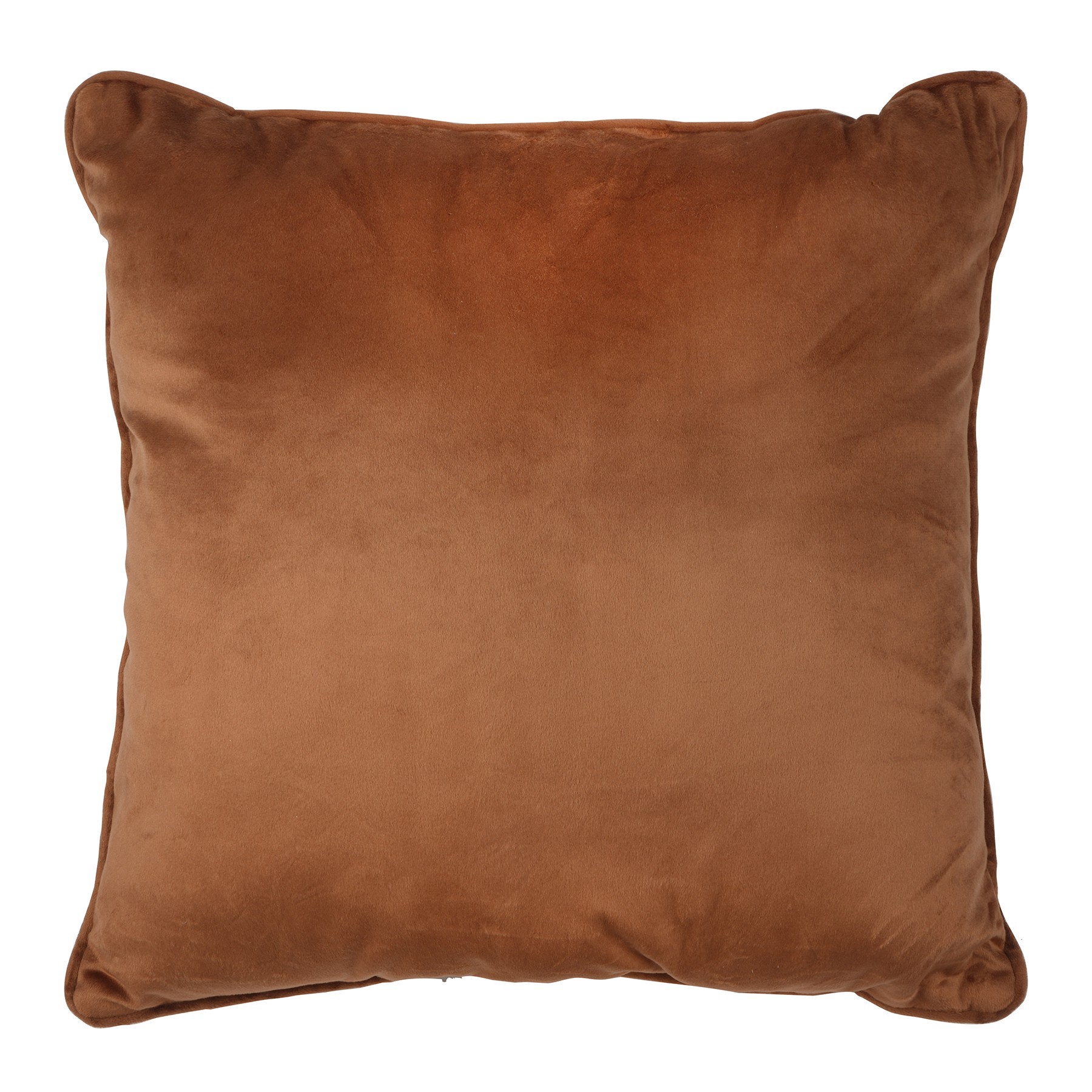 slide 2 of 2, Brown Longhorn Skull Faux Leather Throw Pillow By Ashland, 12 in x 12 in