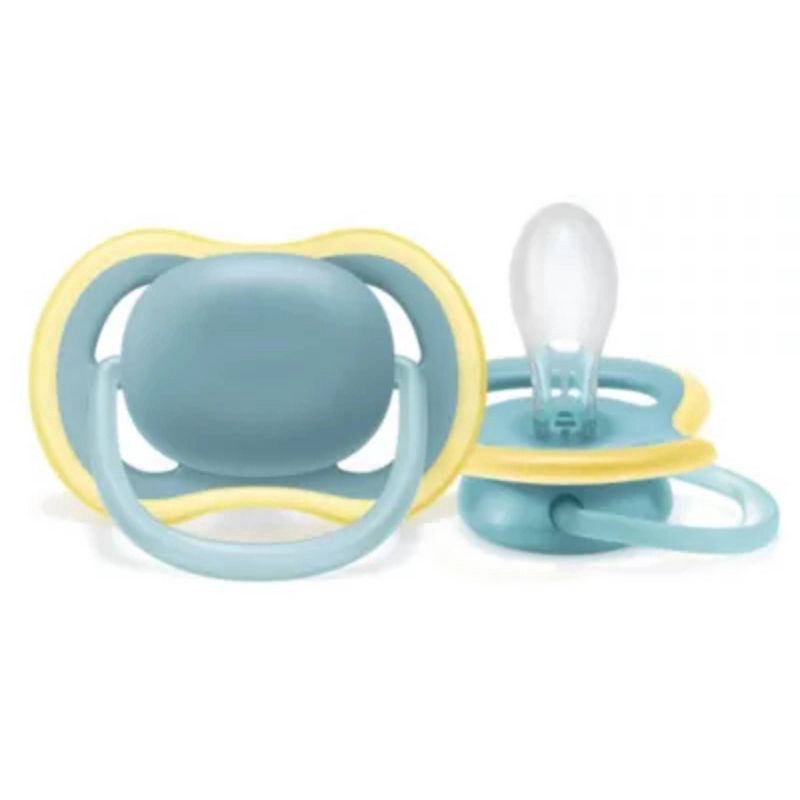 slide 2 of 6, Avent Philips Ultra Air Pacifier 18 Months+ - Beige/Dawn, Blue/Gray - 2pk, 2 ct