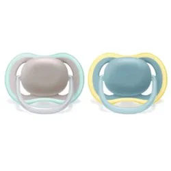 Avent Philips Ultra Air Pacifier 18 Months+ - Beige/Dawn, Blue/Gray - 2 pk