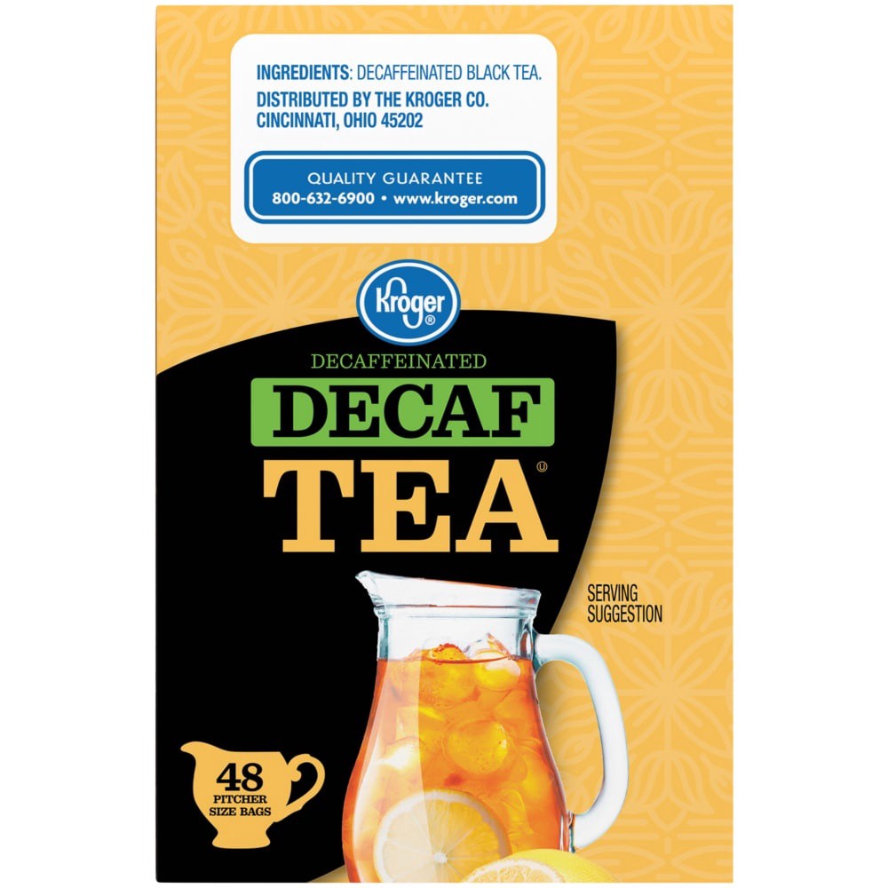 slide 3 of 3, Kroger Decaf Tea Bags, 48 ct
