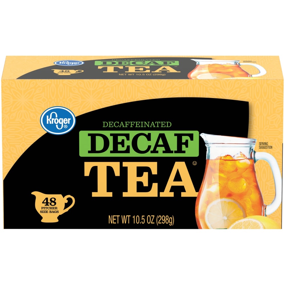 slide 1 of 1, Kroger Decaf Tea Bags, 48 ct